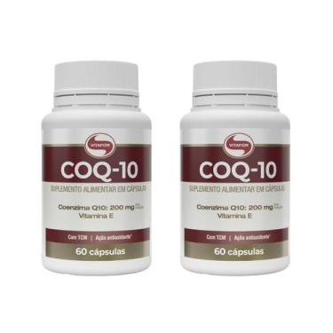 Imagem de KIT 2 COENZIMA Q10 200mg COQ-10 - 60 CÁPSULAS - VITAFOR