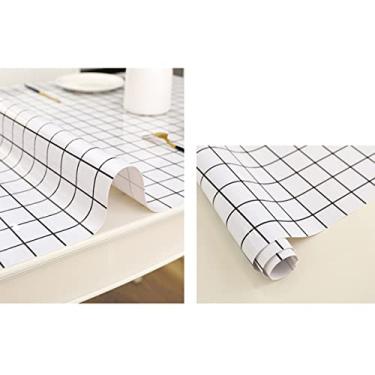 Imagem de U5GAAALPPQ9 Tapete de mesa transparente, capa de mesa grossa, elegante, toalha de mesa para 2, 4, 6 pessoas, multiuso (cor 20 80 x 120 cm)