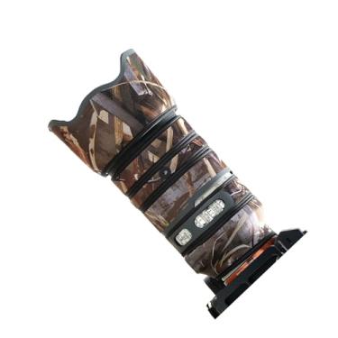 Imagem de OLEKURT Lens Cover for Sony FE 24-70mm F/2.8 GM II camouflage Camera Lens Protection Sleeve (Color #Withered grass camouflage - Waterproof) Rain Cover