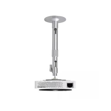 Imagem de KHUTRW3D Suporte de projetor multifuncional para teto doméstico suporte de parede universal para montagem de projetor com cabeça de suspensão (cinza)