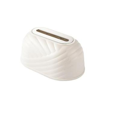 Imagem de x3anggyt5 Capa de caixa de lenços de cerâmica com padrão de mola, caixa de lenços para casa, sala de estar, escritório, escritório, organizador de caixa de lenços