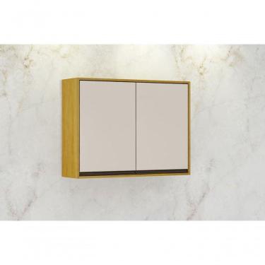 Imagem de Armário Aéreo 2 Portas - Eduarda-cinamomo-off White - Chf Móveis