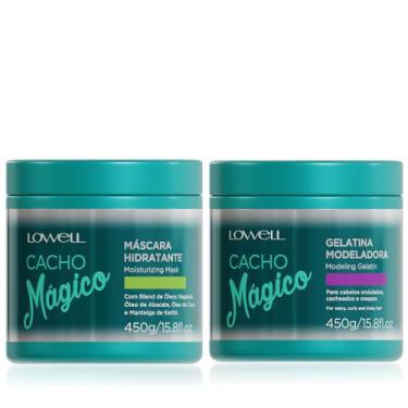 Imagem de Kit Lowell Cacho Magico Mascara 450g e Gelatina Modeladora 450g