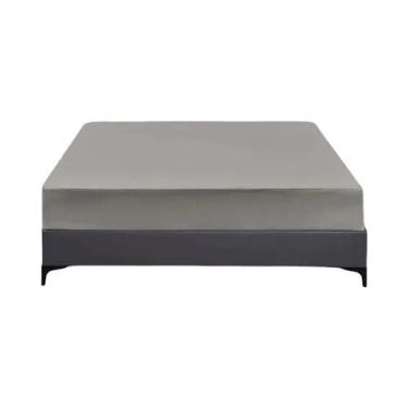 Imagem de Protetor De Colchão Impermeável E Respirável Em Cor Sólida, Macio E Co