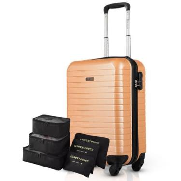 Imagem de Mala De Viagem Bordo 10Kg Garantia Sestini + Kit Organizador