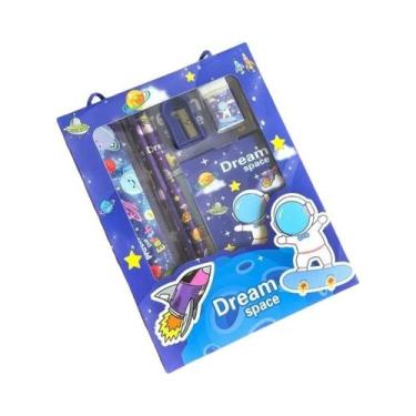 Imagem de Conjunto De Material Escolar Kawaii Com 6 Peças De Capybara Em Estilo 