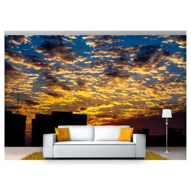 Imagem de Papel De Parede Cidade Prédios Por Do Sol 3D 6M² Ncd236