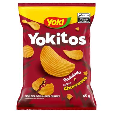 Imagem de Batata Ondulada Churrasco Yoki 45g