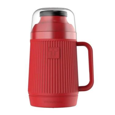Imagem de Garrafa Térmica Termolar Mundial 0,5L Rosca Vermelha
