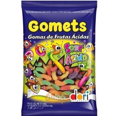 Imagem de Bala De Goma Gomets Minhoca Ácida Dori 600G