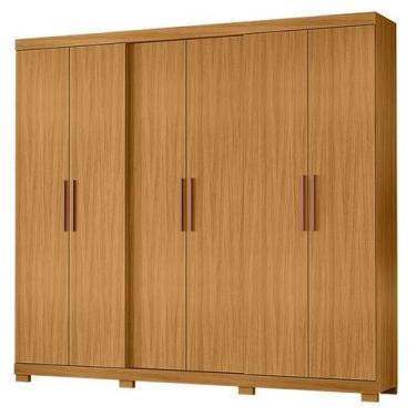 Imagem de Guarda Roupa Casal San Diego Carvalho Americano - Incorplac