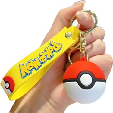 Imagem de Chaveiro 3d Pokebola Pokemon Acessório Chave Carro Bolsa Personagem An