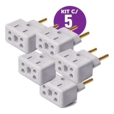 Imagem de Adaptador de Tomada Realflame Bob Esponja Pino Grosso 10A/20 - Congrat