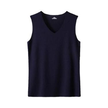 Imagem de Camiseta Sem Mangas Masculina De Verão Em Várias Cores, V-Neck, De Sed