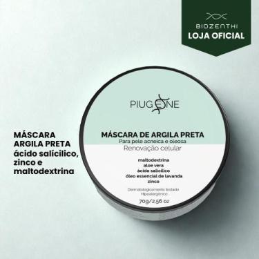 Imagem de PIUGENE Máscara Facial de Argila Preta - 70g