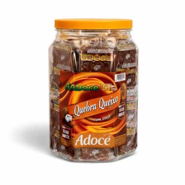 Imagem de Quebra Queixo Coco 20 Unidades 51g Pote Familiar Doce Tradicional Fest