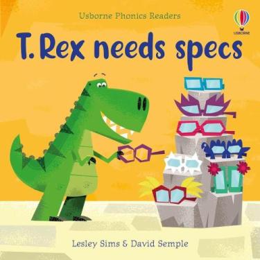 Imagem de T. Rex Needs Specs - Usborne Phonics Readers - Usborne Publishing