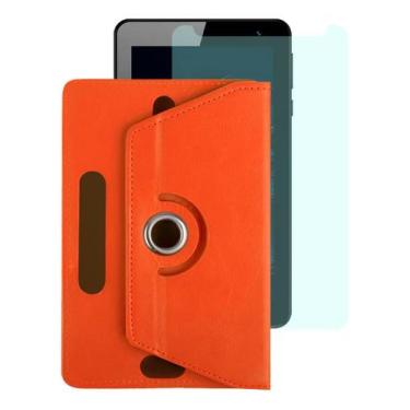 Imagem de Kit Capa Giratória + Película Compatível Com Tab Positivo Twist T770c 