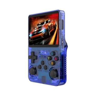 Imagem de Console De Videogame Portátil Retro R36S De 64GB Com Tela IPS De 3,5 P