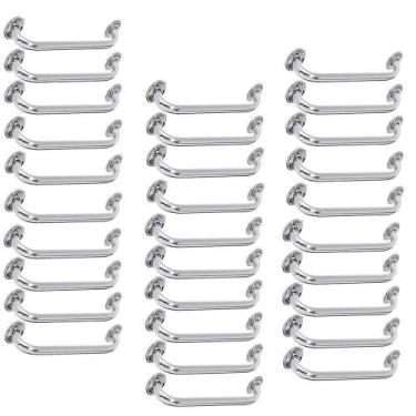 Imagem de Alça De Apoio Inox Barra 50cm Kit 30 Unidades Acessibilidade Cadeirant