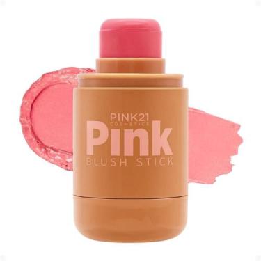 Imagem de Blush em Stick Pink 21 Cor 01 CS5658 - PINK 21 COSMETICS