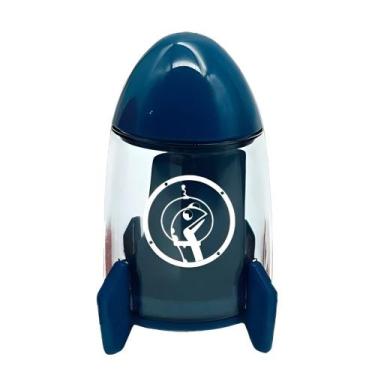 Imagem de Apontador Foguete com Depósito 1 Furo Dino Space + Mini Borracha Super