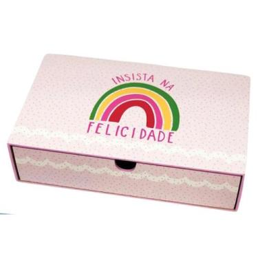 Imagem de Caixa 25x15 Insista Na Felicidade - Papelote