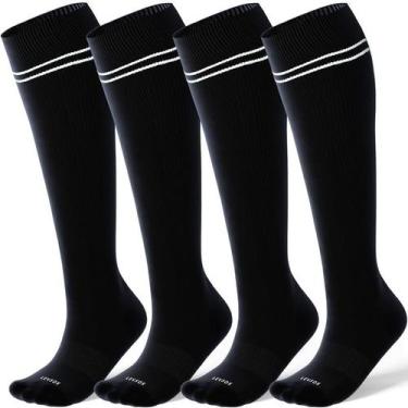Imagem de Meias de Compressão LEVSOX para Gestantes (20-30 mmHg) - Preta
