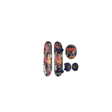Imagem de Skate infantil duplo c/ acess speed wheels 61cm 4686 - ESM