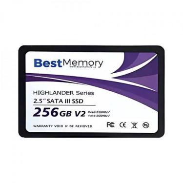 Imagem de Ssd 256gb best memory sata 3 2,5 7mm highlander series v2 btsda-256g-5