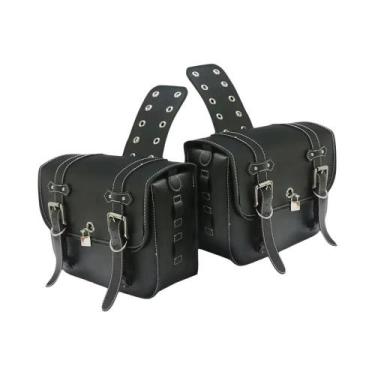 Imagem de Bolsa Lateral De Grande Capacidade Para Motocicletas Harley Sportster 