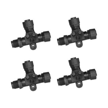 Imagem de Conector T NMEA 2000 À Prova d'Água Com 3 Portas, Kit Inicial Com Porc