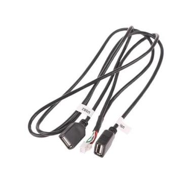 Imagem de Cabo Adaptador Conector De Fio Multimídia USB Duplo De 6 Pinos Para Rá