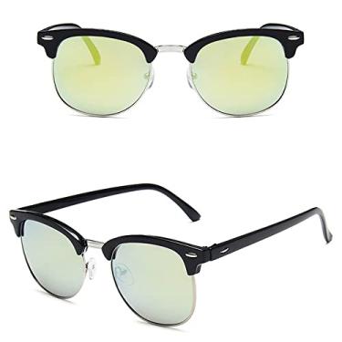 Imagem de Sunglasses Women Popular Retro Men Summer Style Sun Glasses,10 Black,Gold,china