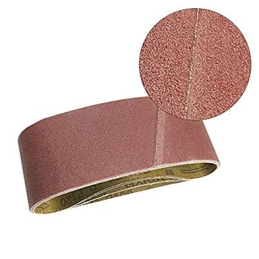 Imagem de 10pcs 75 * 457mm Correia de Lixagem 3quot; x 18"; Lixa Lixa Cinta Óxido de Alumínio Carpintaria Disco de Lixar Abrasivo Papel Lixa, Grão 80