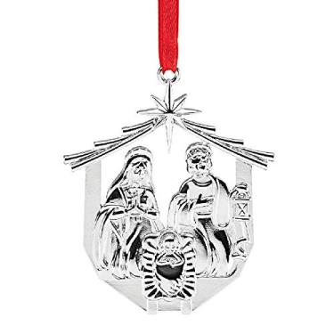 Imagem de Lenox Enfeite de presépio de natação, 200 g, metálico