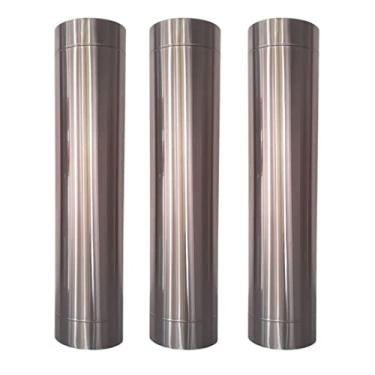 Imagem de Duto 6 Polegadas Inox 304 Escovado Kit 3 Metros - Lareiras