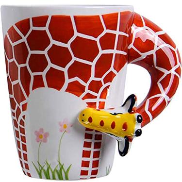 Imagem de Canecas de café Ponerine com alça 3D de porcelana para animais de estimação, canecas de café criativas e xícara de chá, para amantes de café, canecas infantis, 35 ml