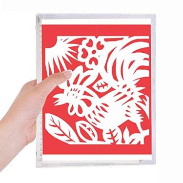 Imagem de Caderno de papel do zodíaco chinês, folha solta, recarregável, diário de papelaria