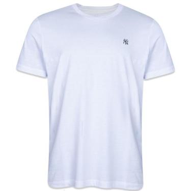 Imagem de Camiseta New York Yankees Mlb Branco Preto New Era