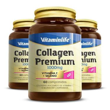 Imagem de Kit 3 Collagen Vitaminlife 60 Cápsulas