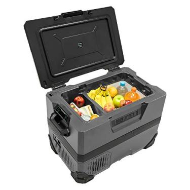 Imagem de Geladeira Portátil Maxiclima Xforce - Refrigeração Eficiente Quadrivolt - Design Premium (CINZA, 38L)