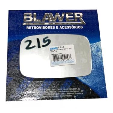 Imagem de Lente Espelho Refil Retrovisor Fiesta Escort 1997 1998 1999 2000 Esquerdo