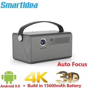 Imagem de Smartldea-Projetor com Bluetooth  Auto Focus  3D Beamer  SBS Real  TNB Bluray  15600mAh  Android