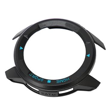 Imagem de Relógio Protetor Caso Duro Caso Protetor para Relógio Inteligente Portátil Escritório Correndo (Preto Azul)