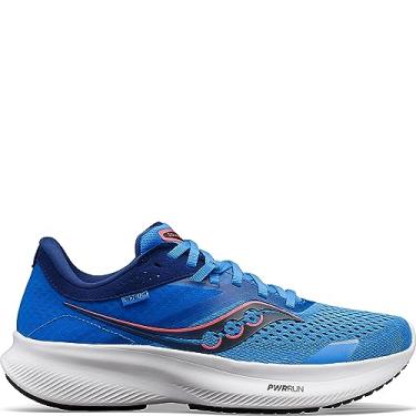 Imagem de Saucony Tênis feminino Ride 16, Azul/Preto, 5
