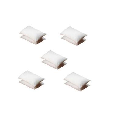 Imagem de Kit 8 Enchimentos Refil Almofada 50X30 Fibra Siliconada 300G - bambuso