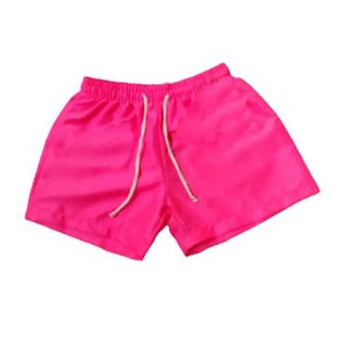Imagem de Shorts Feminino Infantil Juvenil - OX CONFECÇÕES, Rosa, 12