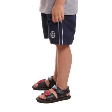 Imagem de Bermuda Tactel OX SILVER Infantil., 12, Menino, Azul escuro
