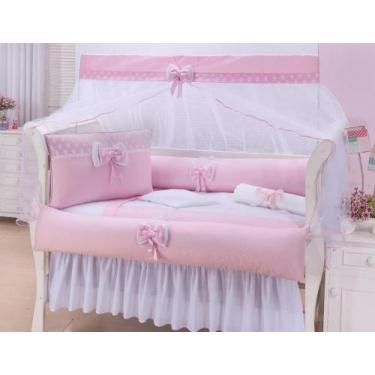 Imagem de kit de berço menina - maria enxovais, laços